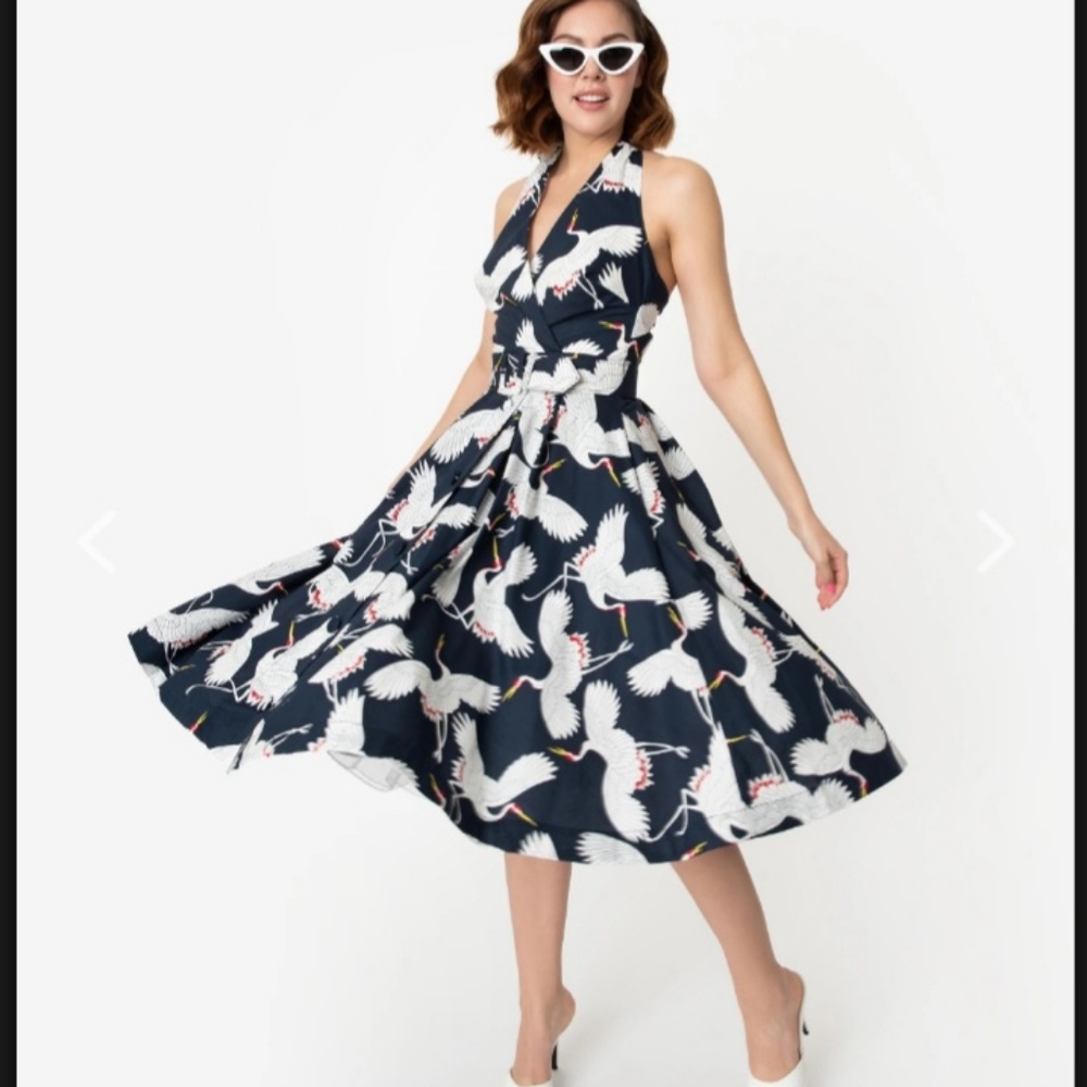 Unique Vintage brand Tarrytown swing dress